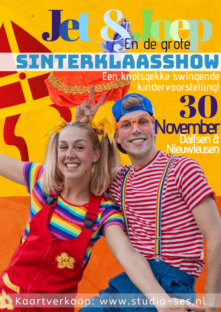 Theater Sinterklaasshow in Dalfsen &#038; Nieuwleusen op 30 november