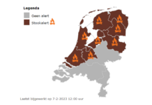 Stookalert voor Groningen, Friesland, Drenthe, Overijssel, Utrecht, Noord-Holland, Zuid-Holland en Flevoland