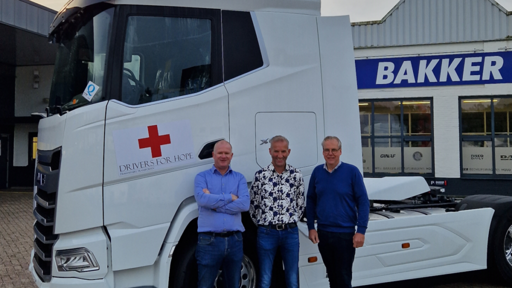 Nieuwe stichting Drivers for Hope verzorgt eerste hulptransport