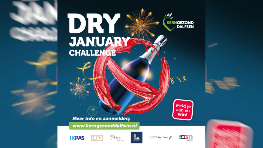 Gemeente Dalfsen moedigt inwoners aan om deel te nemen aan de Dry January Challenge