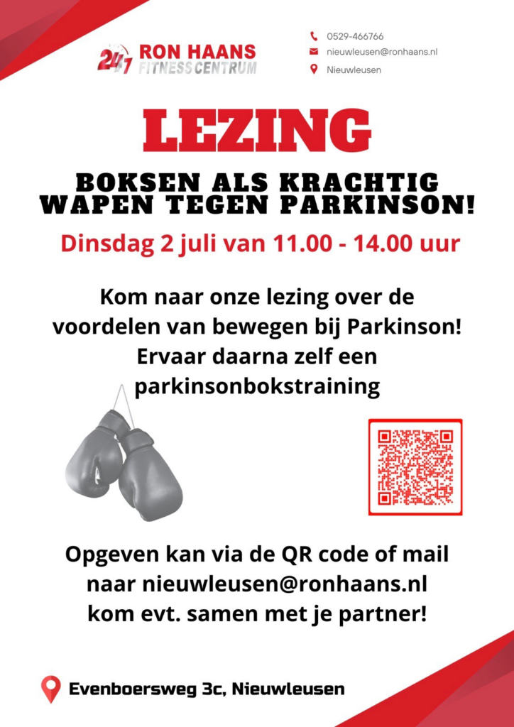 Lezing: Boksen als krachtig wapen tegen Parkinson