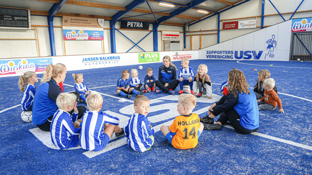Elke week Kaboutervoetbal bij USV