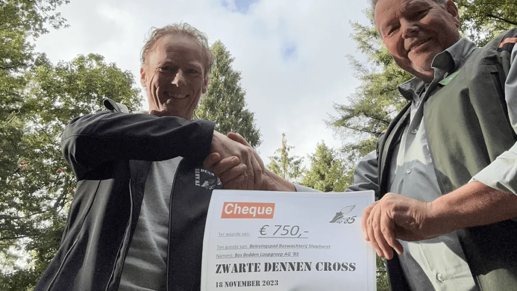 Zwarte Dennen Cross doneert €750 aan Belevingspad