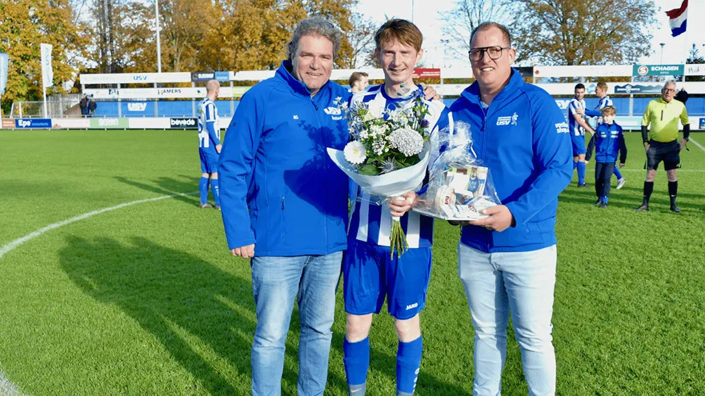 Thijmen Stegeman: 250 wedstrijden voor USV 1! Thijmen Stegeman: 250 wedstrijden voor USV 1!