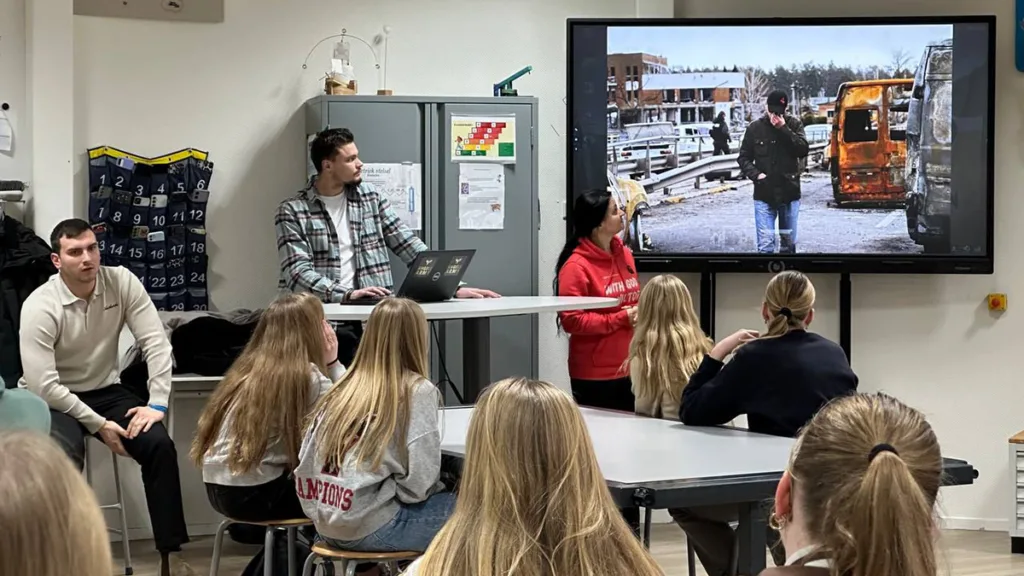 Oekraïners vertellen over oorlog op Agnieten College