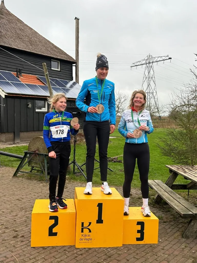 Veel podiumplaatsen en PR’s voor Bos Bedden Loopgroep AG’85