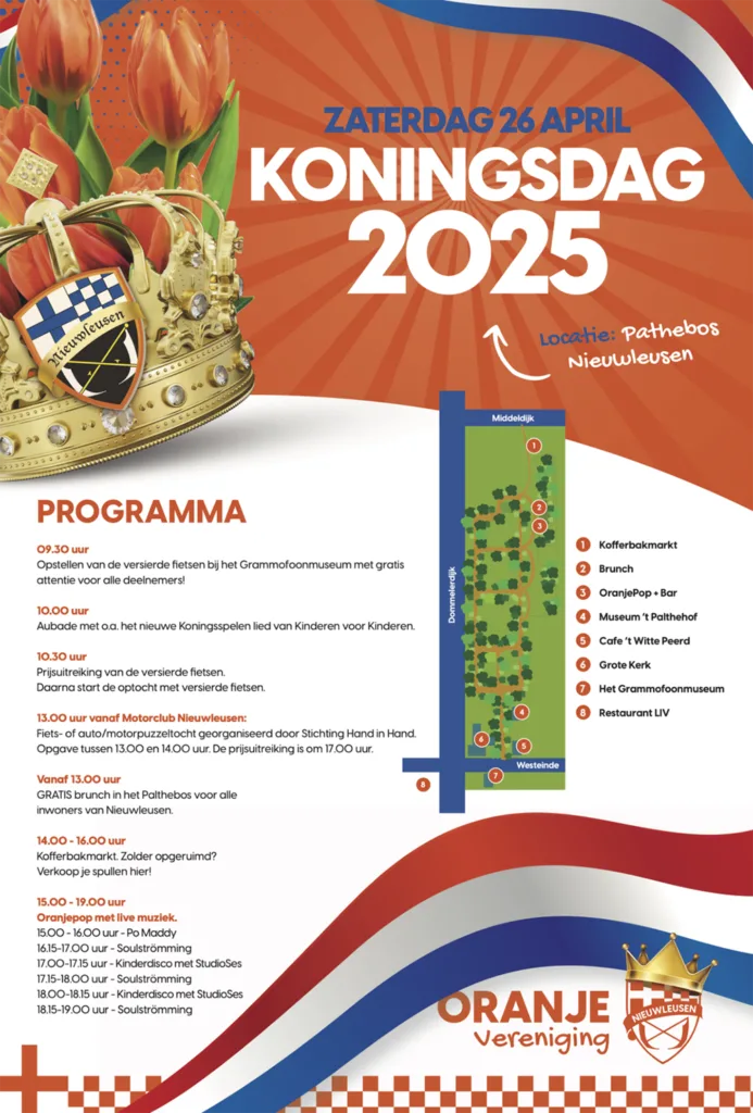 Koningsdag 2025 in Nieuwleusen belooft bruisend feest te worden