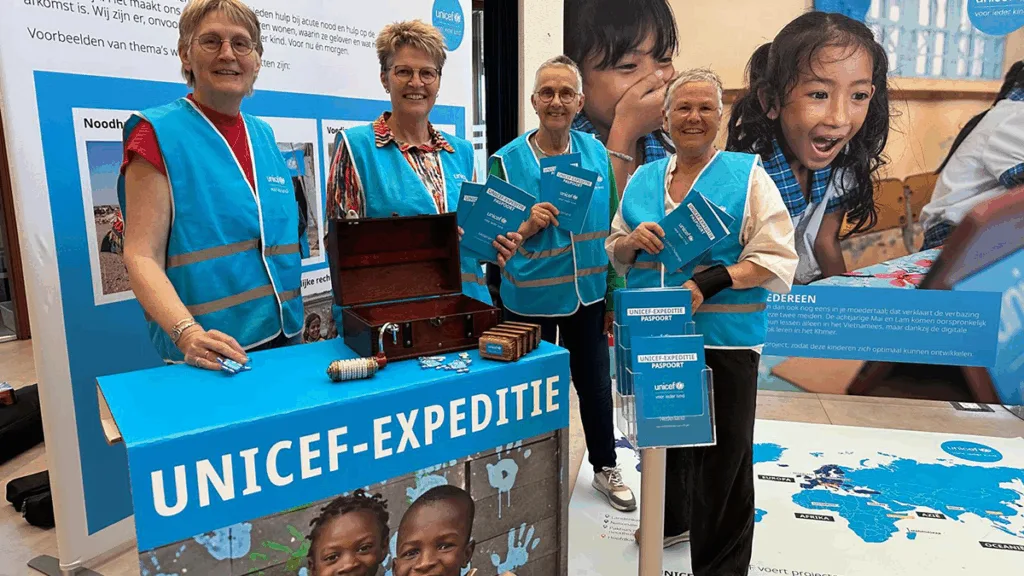 Unicef expeditie tijdens 80 jaar bevrijding Unicef expeditie tijdens 80 jaar bevrijding