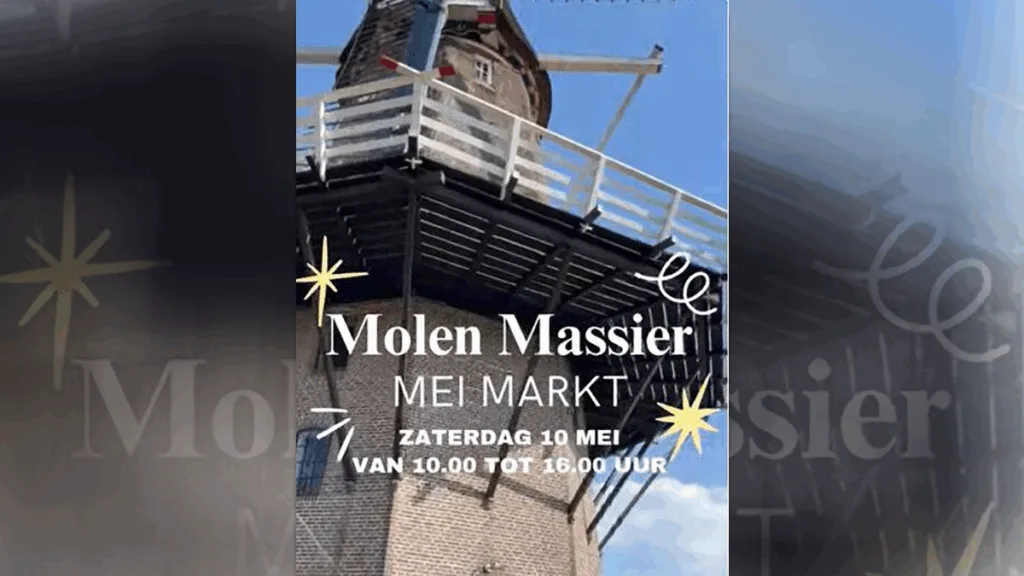 Mei Markt Molen Massier: Volop gezelligheid op 10 mei