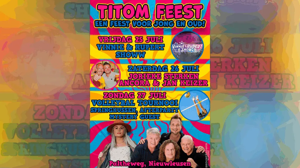 Titom Feest: Drie Dagen Spektakel voor Jong en Oud