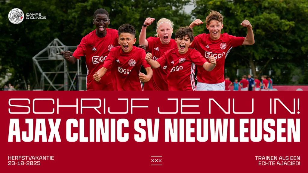 Training als een Ajacied bij S.V. Nieuwleusen Training als een Ajacied bij S.V. Nieuwleusen