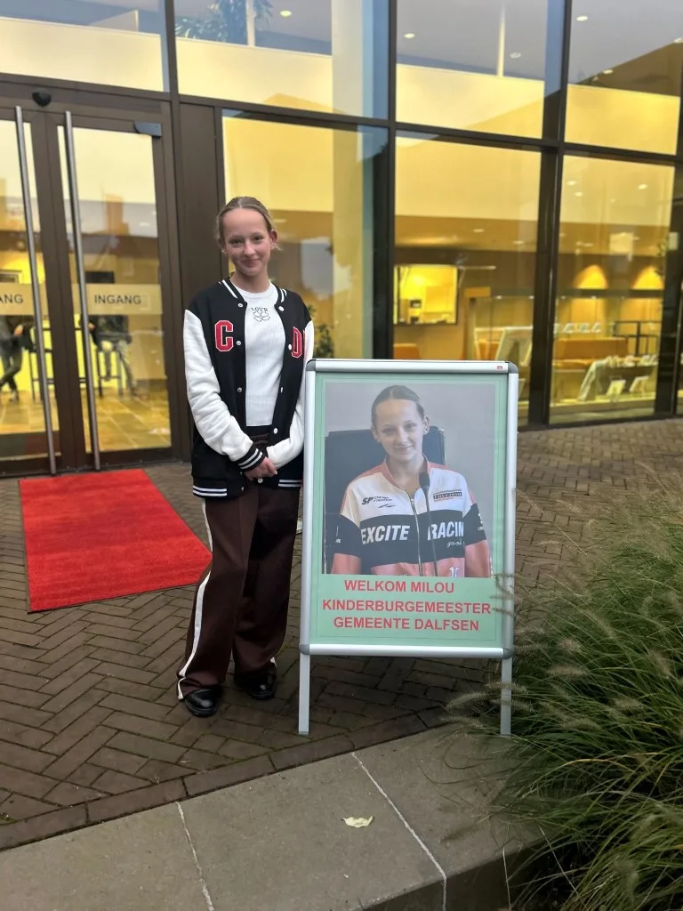 Milou Groen (12) geïnstalleerd als 5e kinderburgemeester Dalfsen