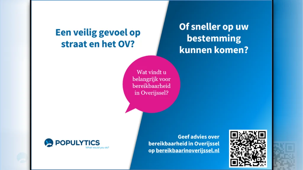 Denk mee over bereikbaarheid en mobiliteit in Overijssel Denk mee over bereikbaarheid en mobiliteit in Overijssel