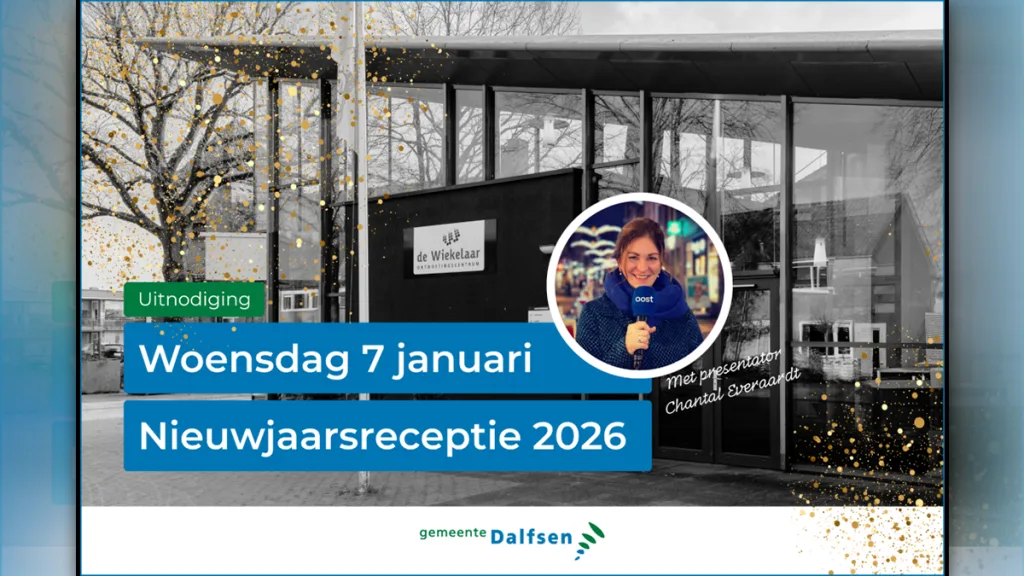 (Geannuleerd) Dalfsen viert 25 jaar &eacute;n 2026 op nieuwjaarsreceptie
