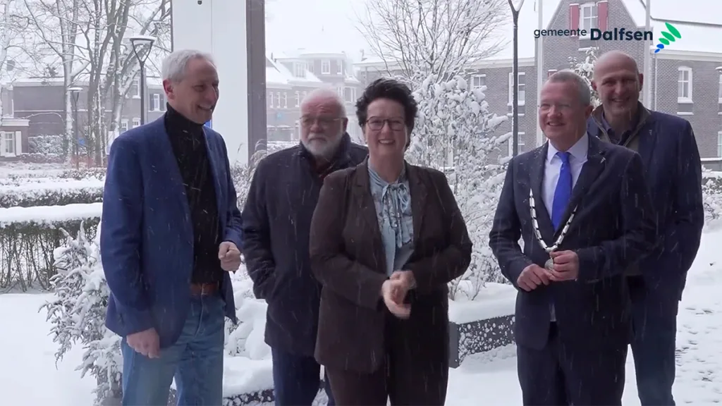 Winterweer houdt B&amp;W niet tegen: videowens voor Dalfsen