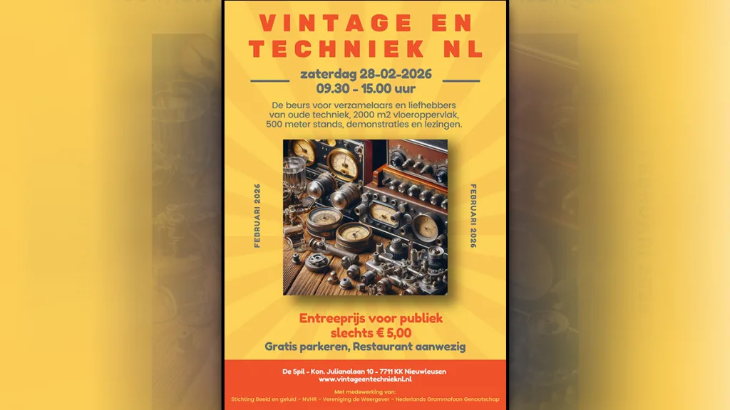 Nostalgie &amp; Techniek: derde editie Vintage en Techniek NL