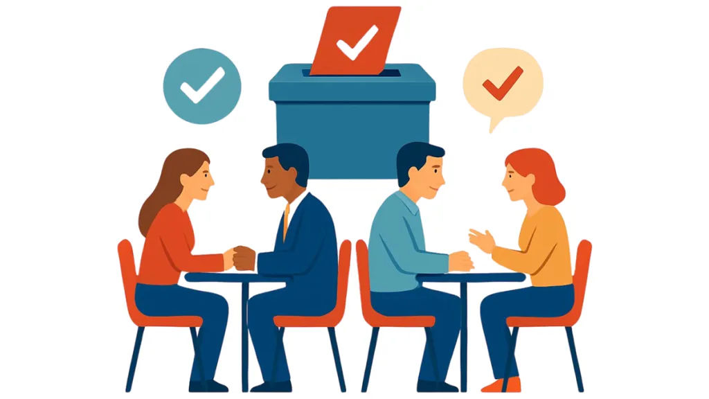 Speeddaten met politici in de bieb Speeddaten met politici in de bieb