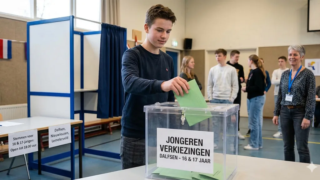 Dalfsen: Succesvol debuut voor jongerenverkiezing Dalfsen: Succesvol debuut voor jongerenverkiezing