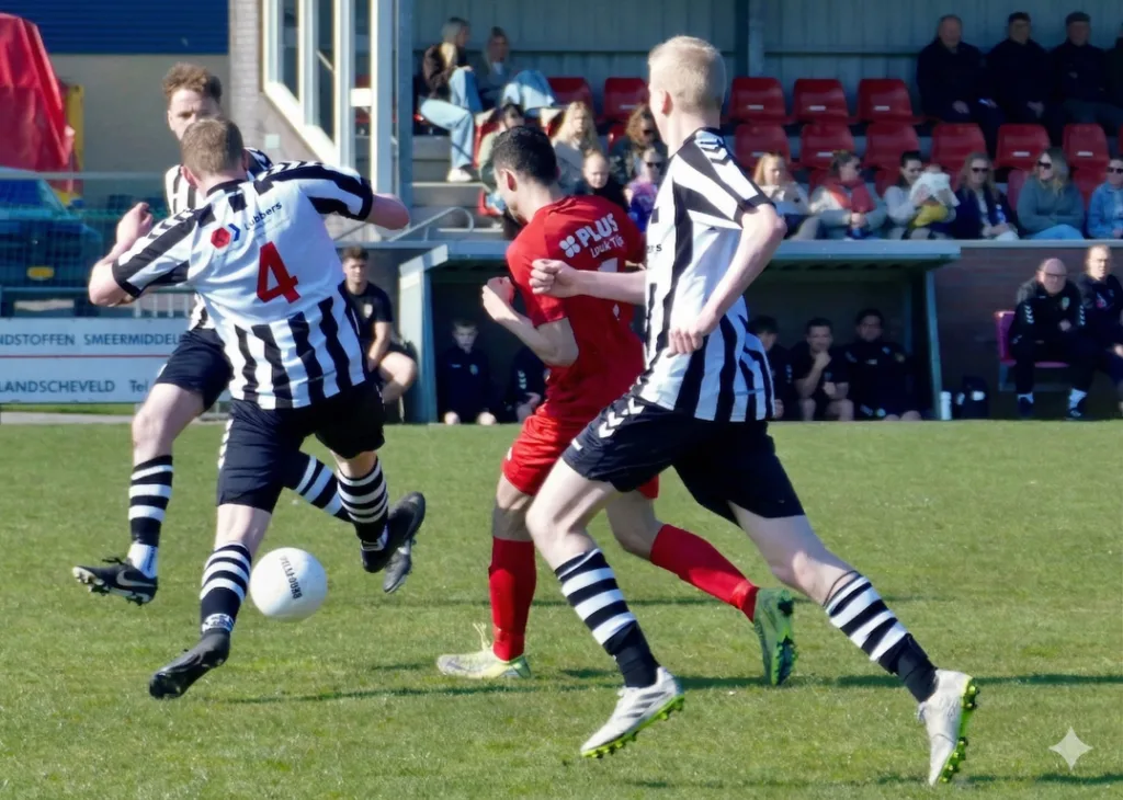USV deelt de punten met SVV’04 op lastig veld in Schoonebeek