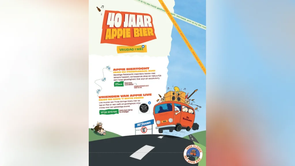 Jubileumfeest: 40 jaar Appie Bier groots gevierd