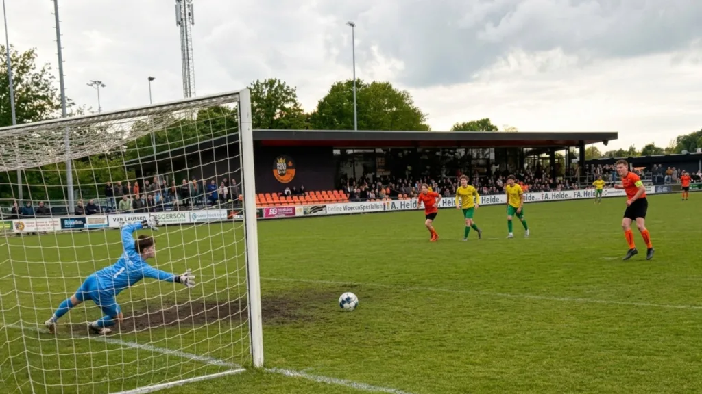 S.V. Nieuwleusen handhaaft zich in 1e klasse na 1-1 S.V. Nieuwleusen handhaaft zich in 1e klasse na 1-1