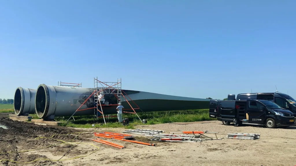 Onderzoek hergebruik beschadigde rotorbladen